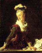 Jean-Honore Fragonard Portrait of Marie-Madeleine Guimard (1743-1816), French dancer Spain oil painting artist